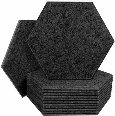 Sound Proofing 9mm Felt Hexagon Acoustic Panels Wall Decorative Pet