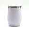 Egg Shaped Tumbler Cup 12oz Double Wall Insulated Stainless Steel with Lid