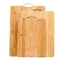 Antibacterial Bamboo Butcher Block Cutting Board With Handle 650g 700g 800g